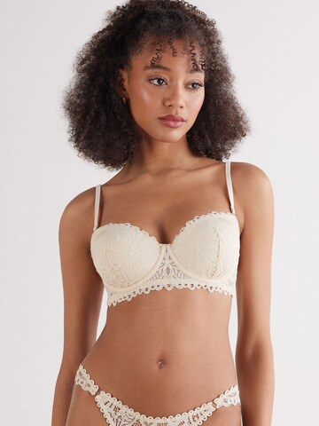 INTIMISSIMI Balconette Bra 'SOFIA ITALIAN RIVIERA' in Beige: front