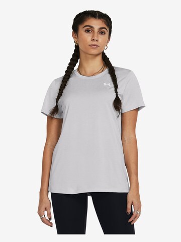 UNDER ARMOUR Performance Shirt 'Tech Twist' in Grey: front