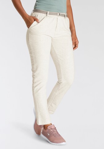 KangaROOS Tapered Pants in White