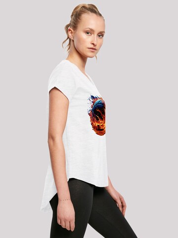 F4NT4STIC Shirt 'On FIRE' in White