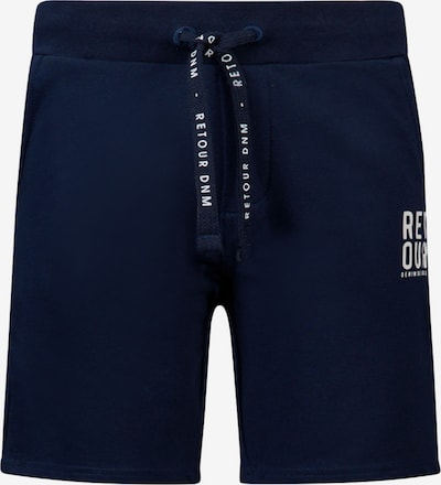 Retour Jeans Shorts 'Maxim' in navy / offwhite, Produktansicht