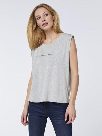 Detto Fatto Top in Grey: front