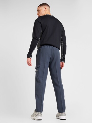 River Island Tapered Cargo Pants in Blue