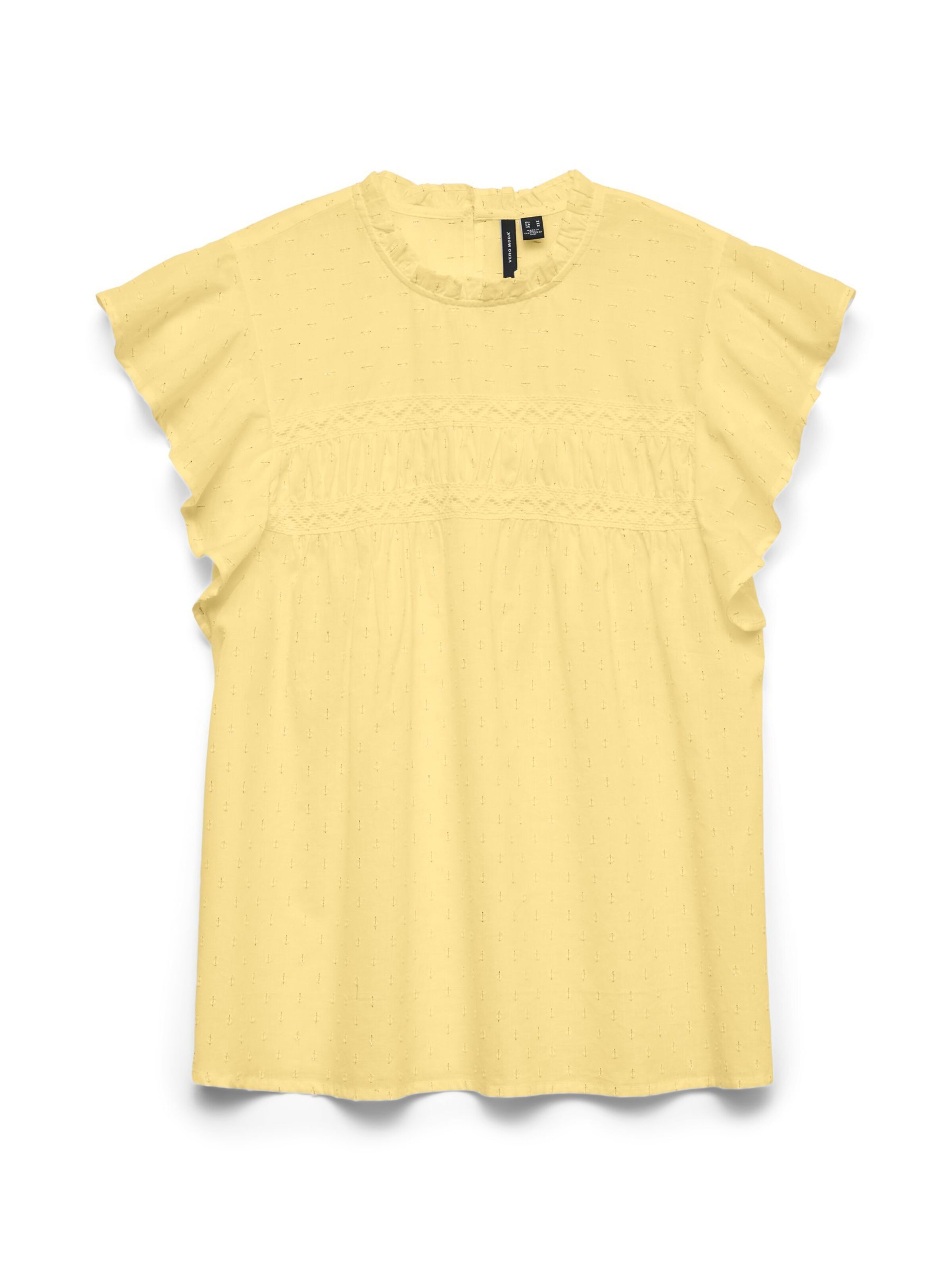 Chemisier 'VMTrine' VERO MODA en jaune : devant