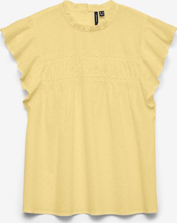 Chemisier 'VMTrine' VERO MODA en jaune : devant