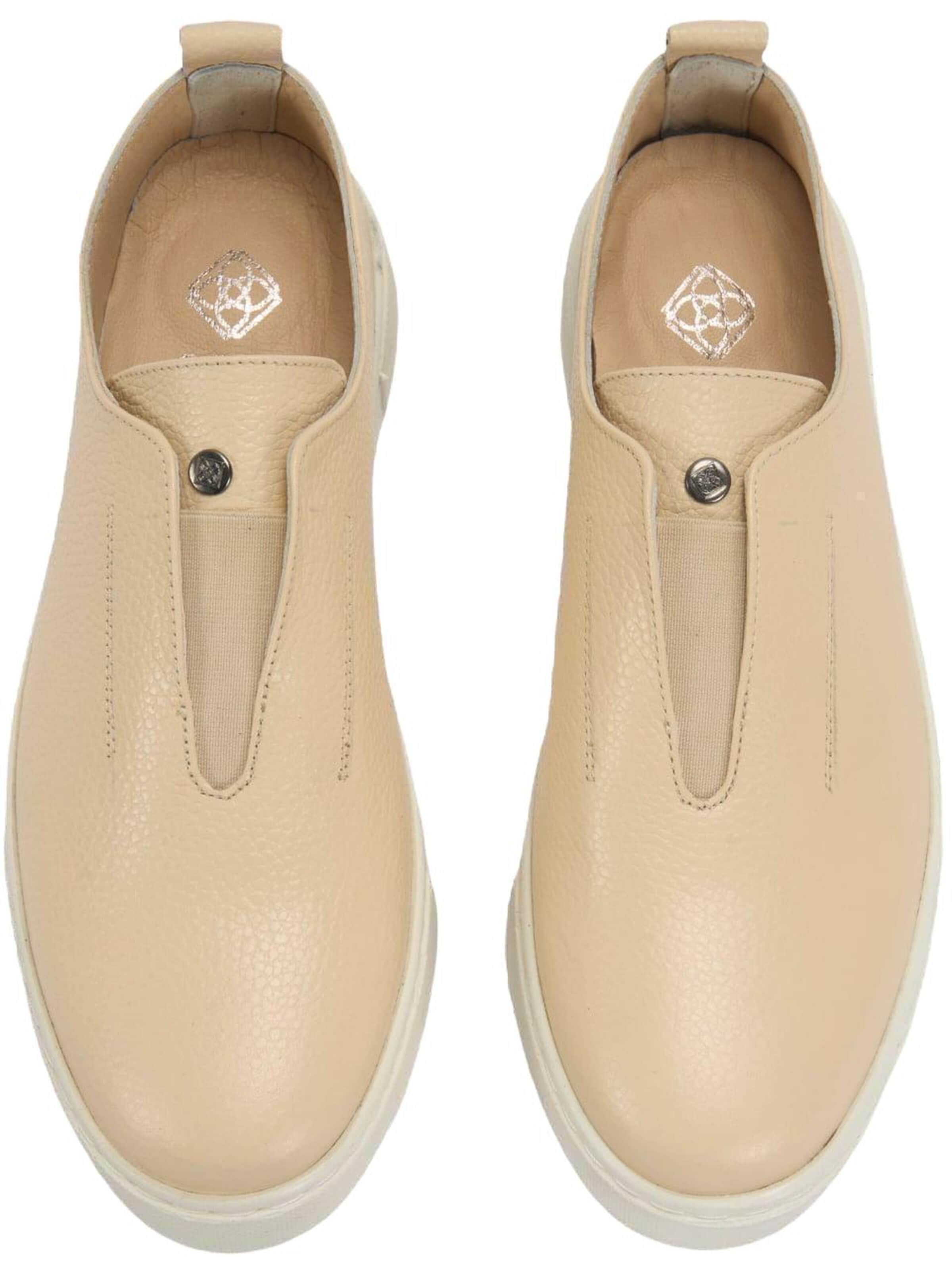Desa Sneakers laag 'Beleg' in Beige