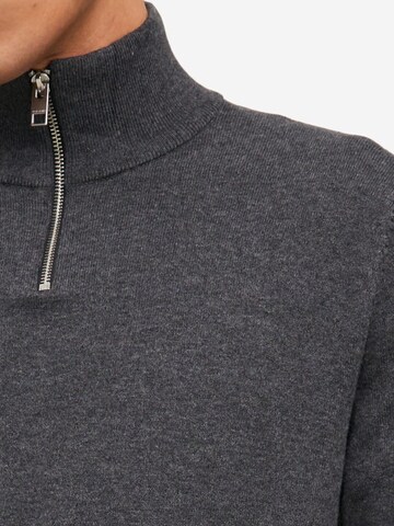 JACK & JONES Pullover 'Emil Knit'‌‌‌‌‌‌ in Grau