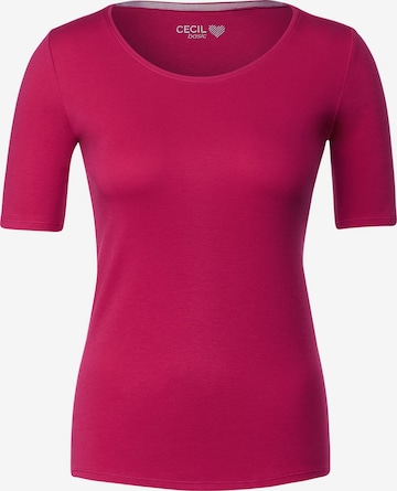CECIL Тениска 'Lena' в розово: отпред