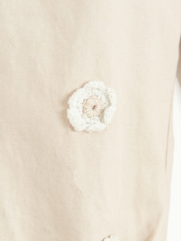 Barrel Pantalon Cool Club en beige