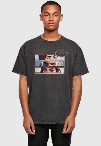 Merchcode Shirt 'Thinking Comic' in Grey: front