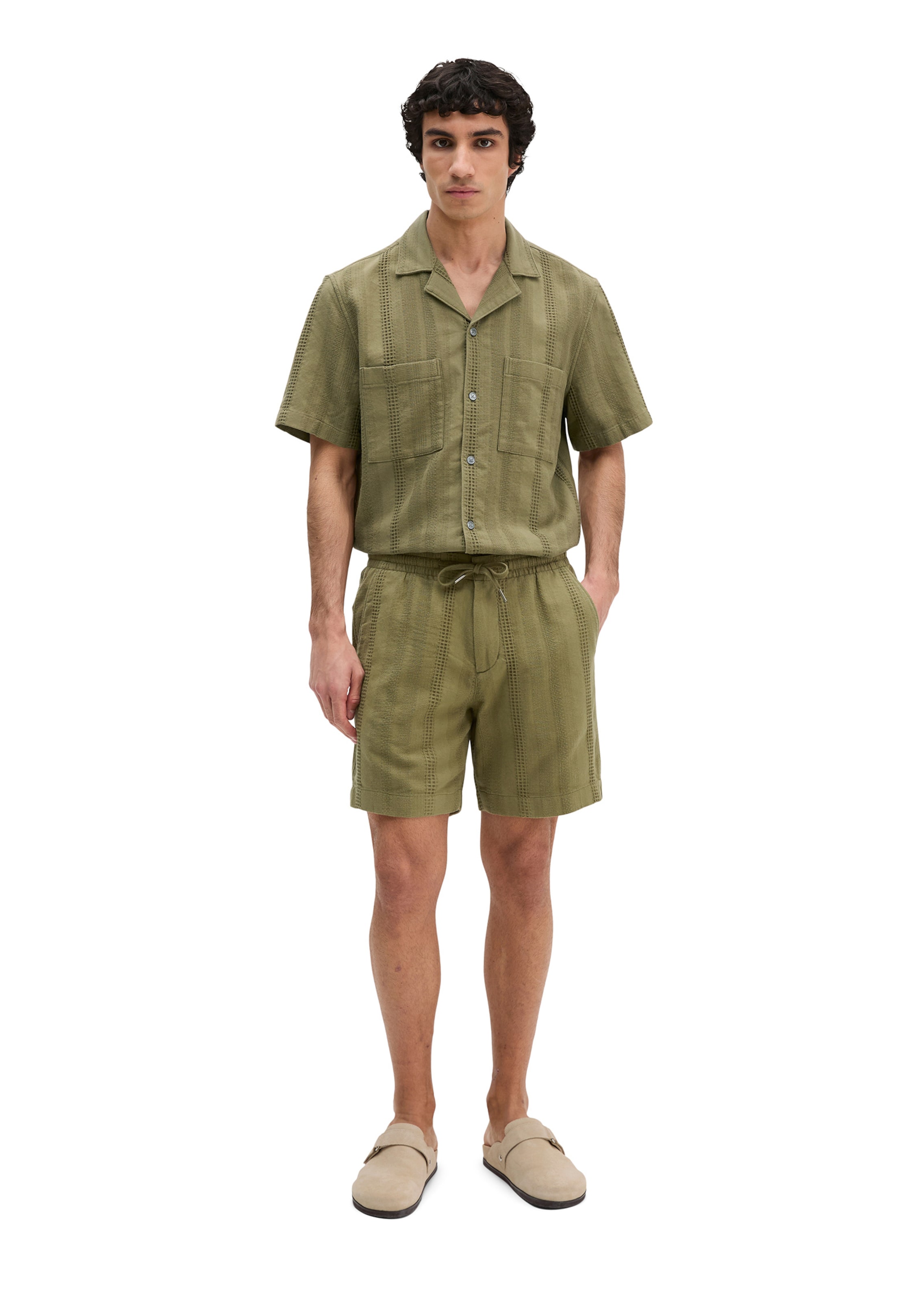 Marc O'Polo Regular Broek 'Arik' in Groen