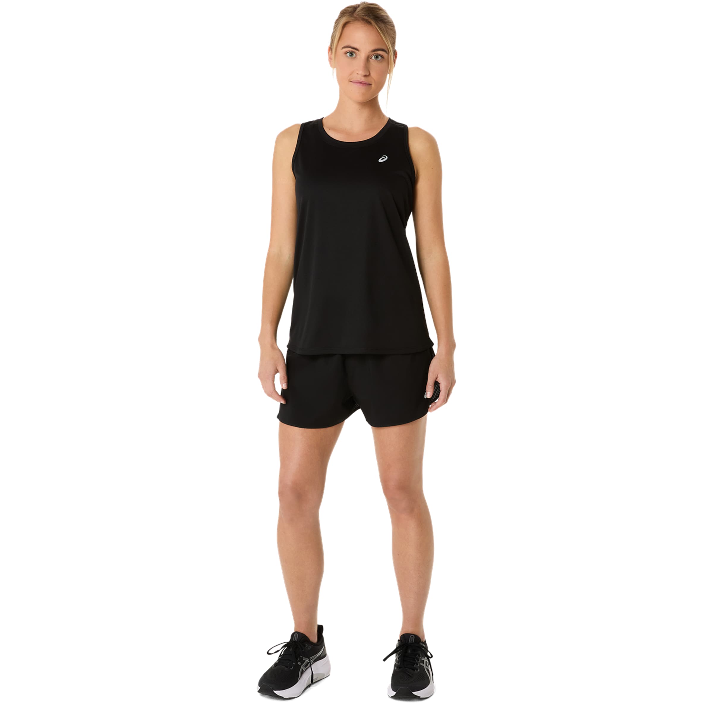 ASICS Sporttop in Zwart