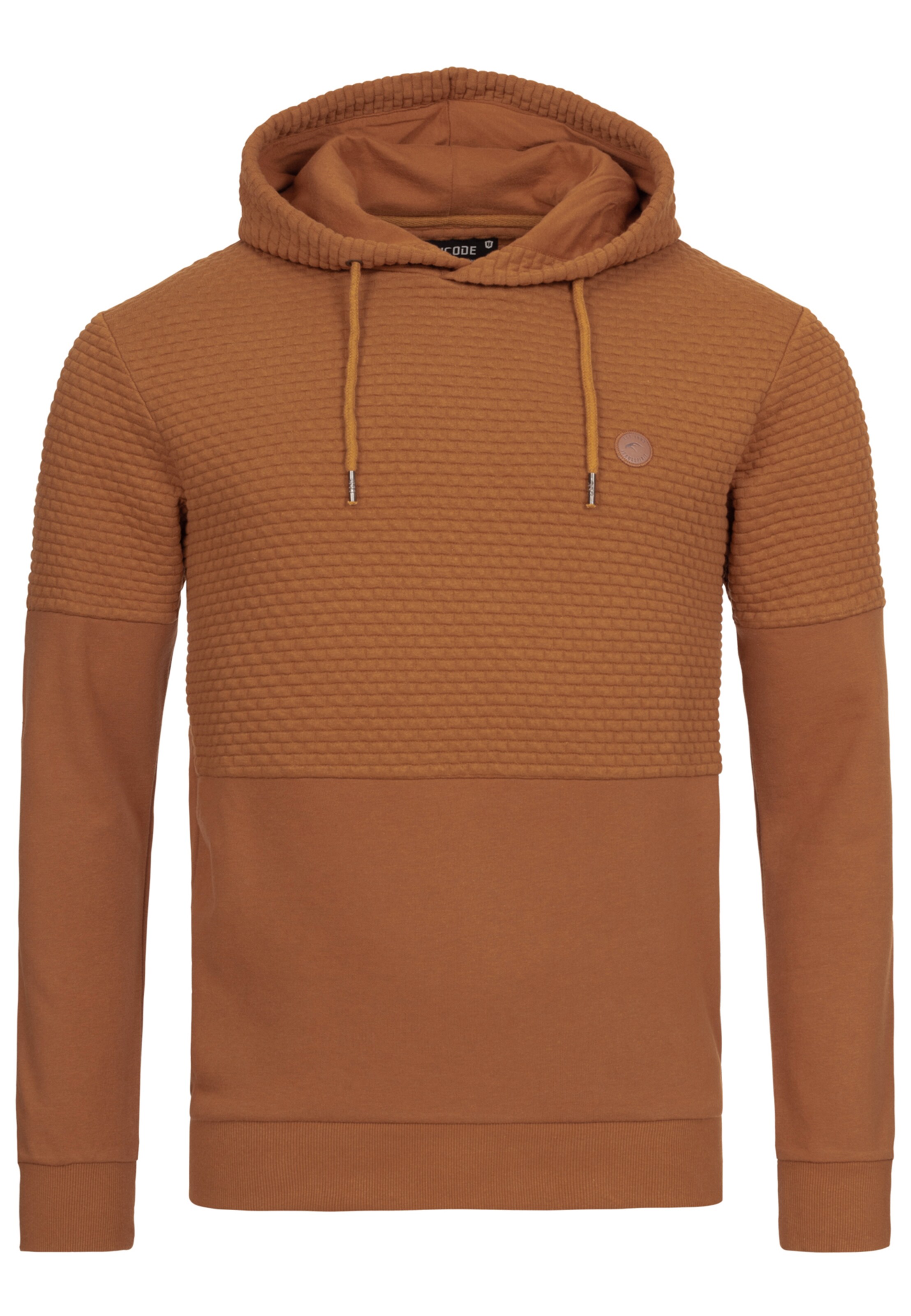 INDICODE JEANS Sweatshirt 'Franz' in Brown: front
