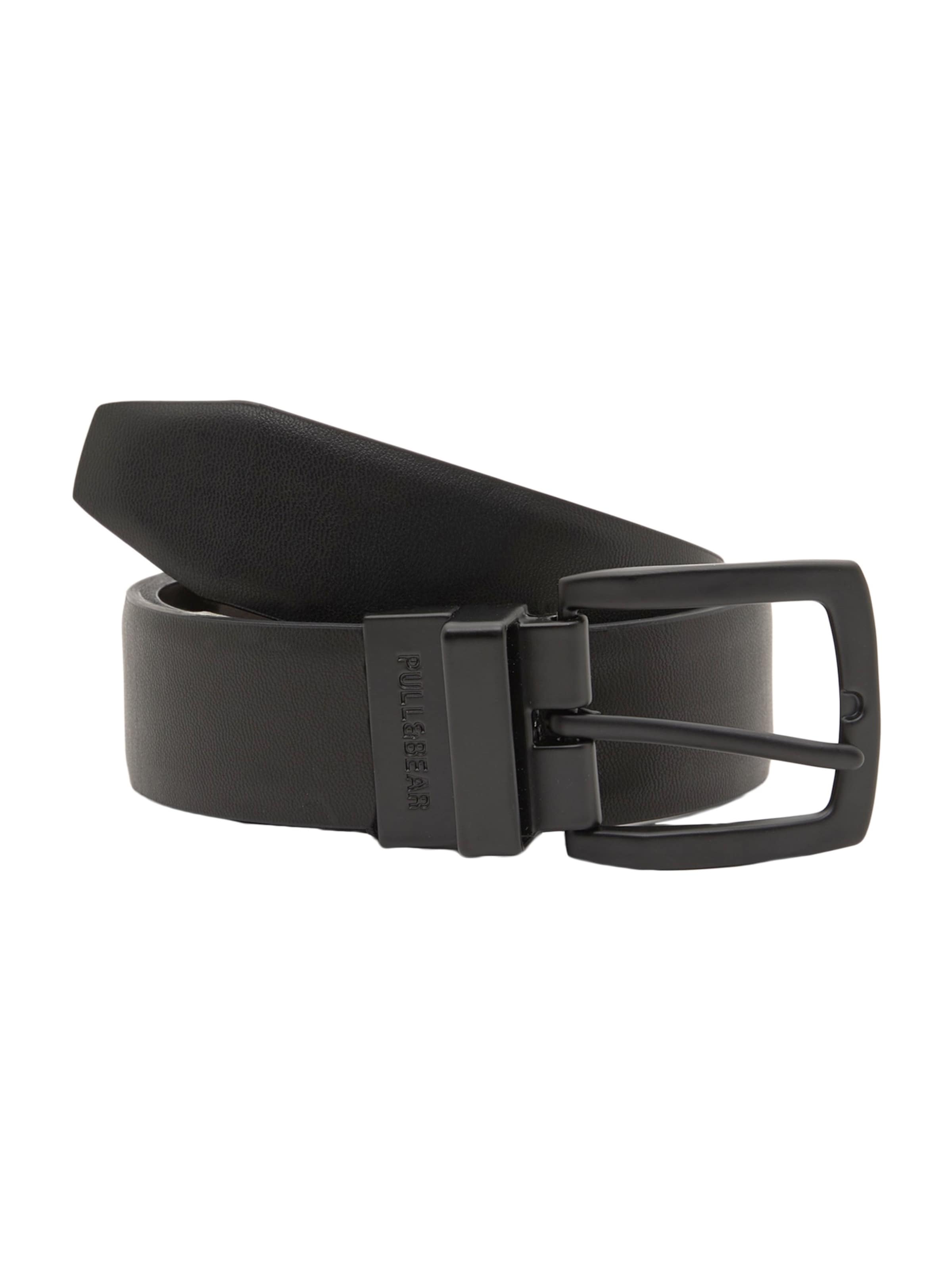 Pull&Bear Bälte i brun / svart, Produktvy