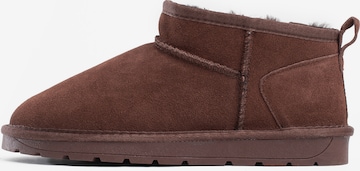 Boots 'Mindiki' Gooce en marron : devant