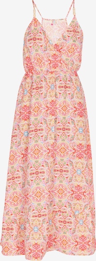 IZIA Sommerkleid in hellblau / dunkelgelb / altrosa / cranberry, Produktansicht