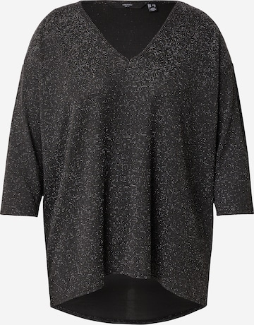 Vero Moda Curve Shirt 'VMCKanva' in Black: front