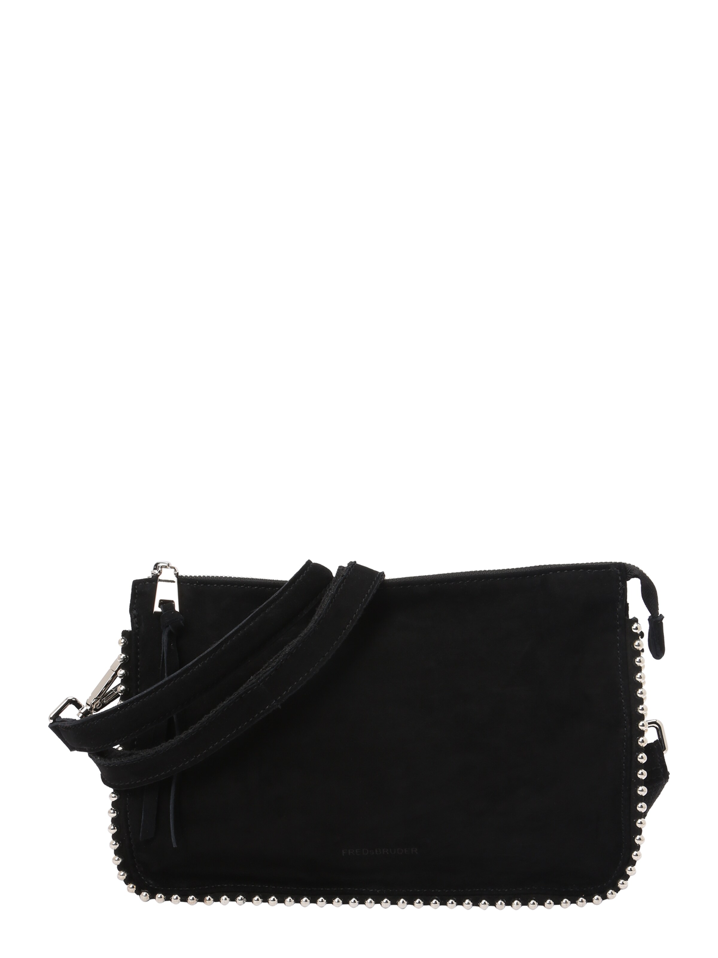 FREDsBRUDER Umhängetasche 'All About Beads' in Schwarz: Vorderseite