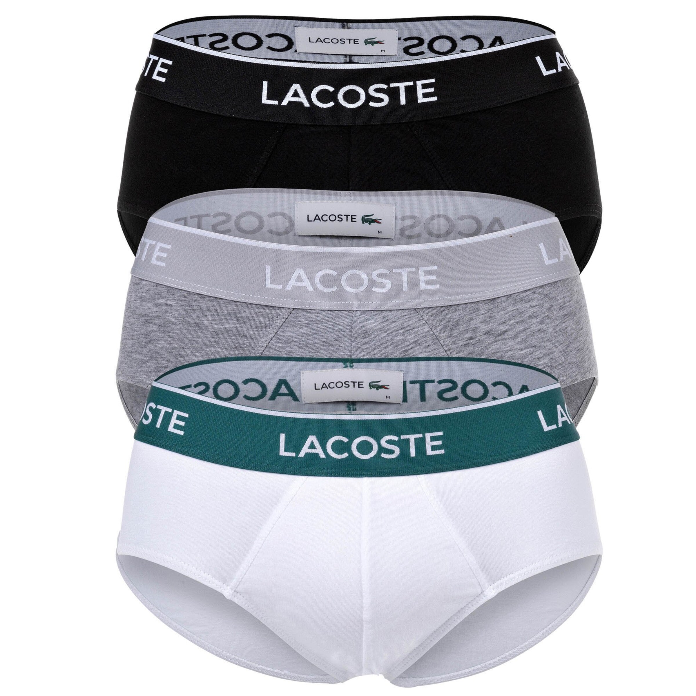 Slip di LACOSTE in grigio: frontale