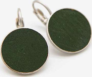 Sergio Engel Oorbellen 'Patina Ohrring 01 Elegante Edelstahlhänger mit patinierten Metallplättchen' in Groen: voorkant