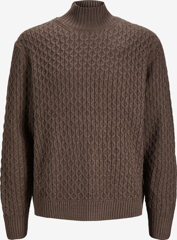 JACK & JONES - Jersey 'COSY' en marrón: frente