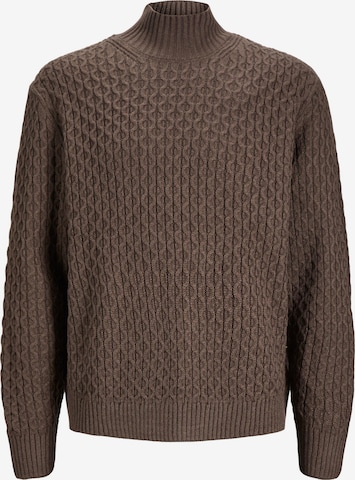 Pullover 'COSY' di JACK & JONES in marrone: frontale