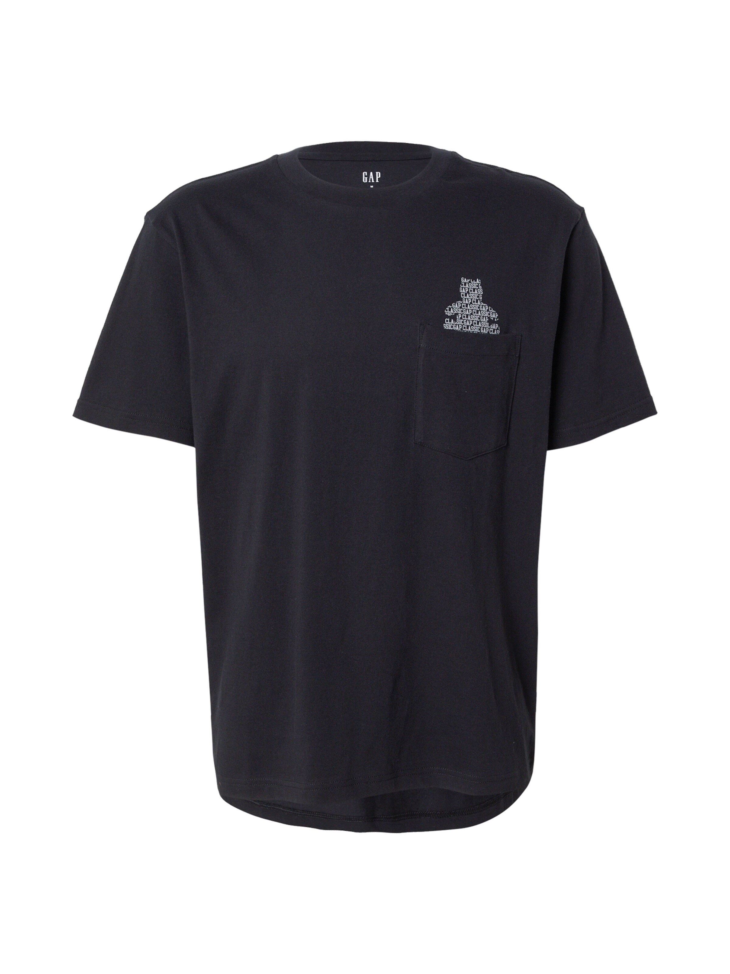 GAP Shirt 'BRANNA' in Zwart: voorkant