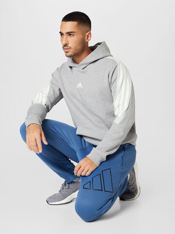 ADIDAS SPORTSWEAR Athletic Sweatshirt 'Future Icons 3-Stripes' in Grey