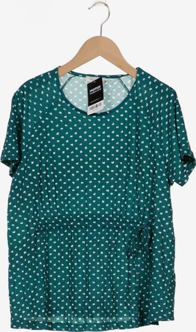 hessnatur Top & Shirt in XS in Green: front