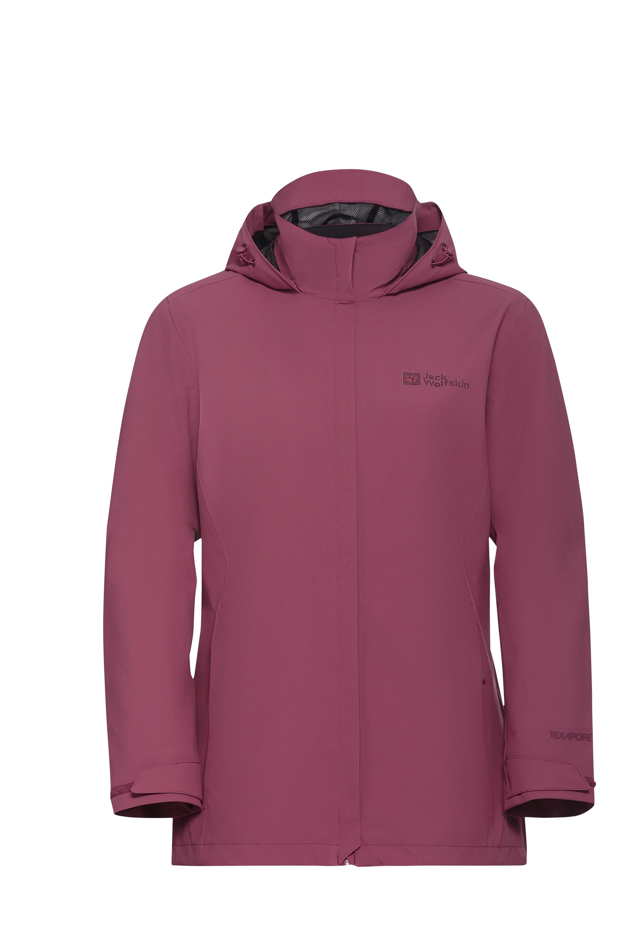 JACK WOLFSKIN Outdoorjas in Lila: voorkant