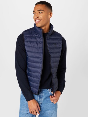 Fat Moose Bodywarmer 'Robert' in Blauw: voorkant