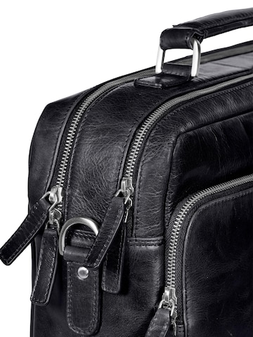 Borsa per laptop 'Briefcase Bag Damien Black' di Howard London in nero