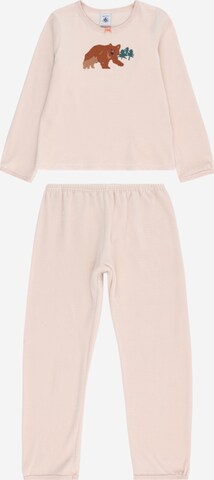 PETIT BATEAU Pajamas in Pink: front