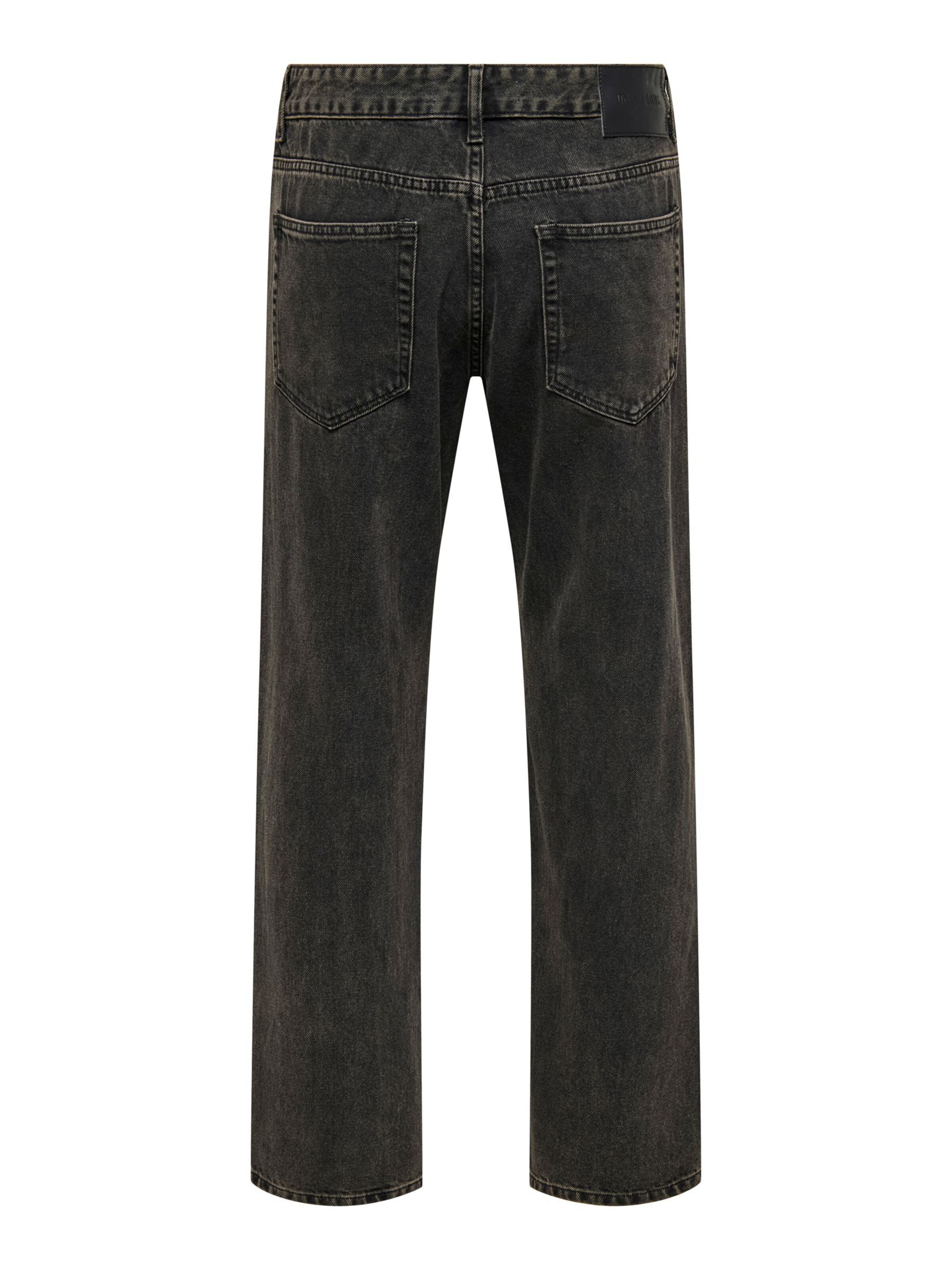 regular Jeans 'ONSedge' di Only & Sons in nero