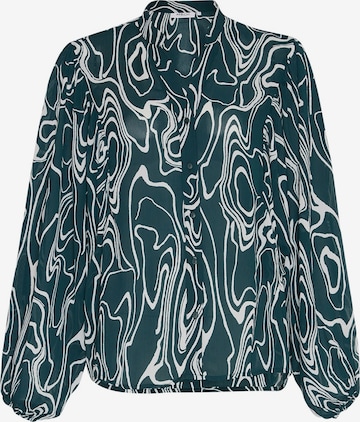 MSCH COPENHAGEN Blouse 'Telena Rikkelie' in Groen: voorkant