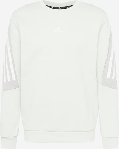 ADIDAS PERFORMANCE Sportsweatshirt in grau / pastellgrün / weiß, Produktansicht