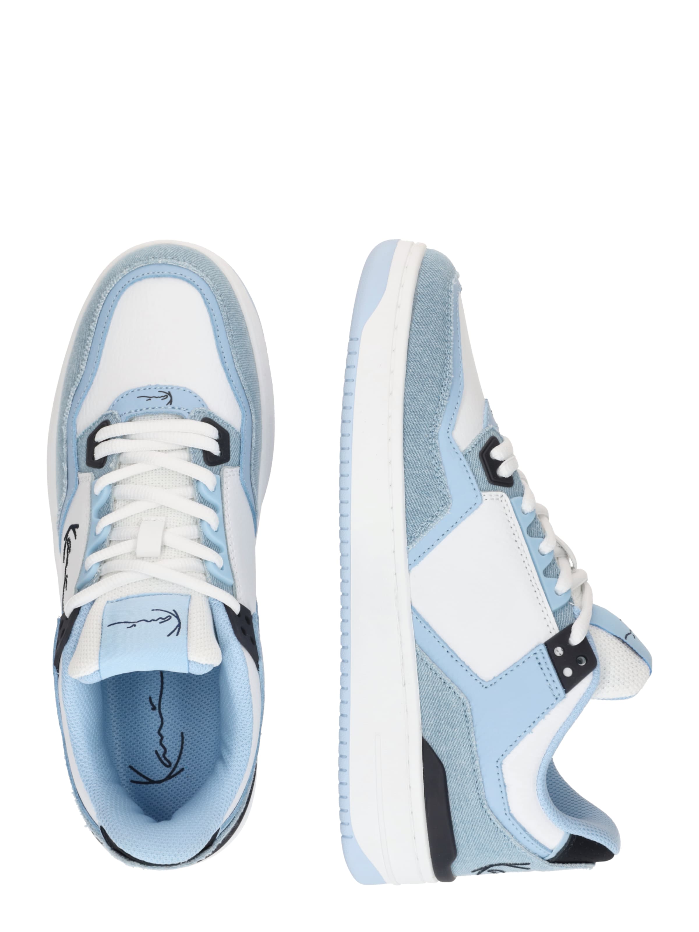 Karl Kani Trampki niskie w kolorze niebieski