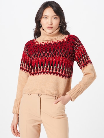 River Island Sweter 'FAIRISLE' w kolorze beżowy: przód