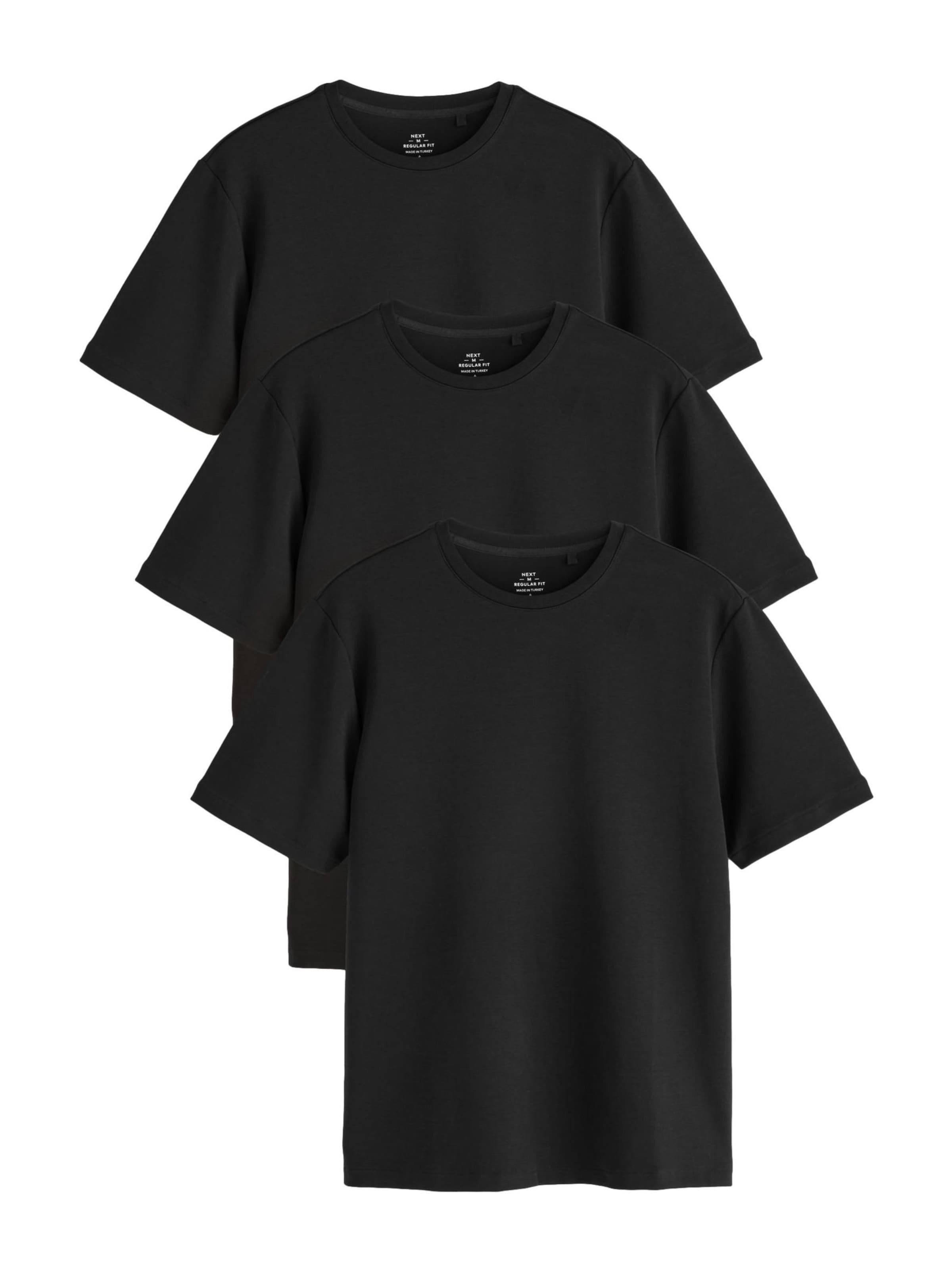 Next Shirt in Black: front