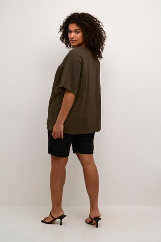 KAFFE CURVE Blouse 'Paula' in Green