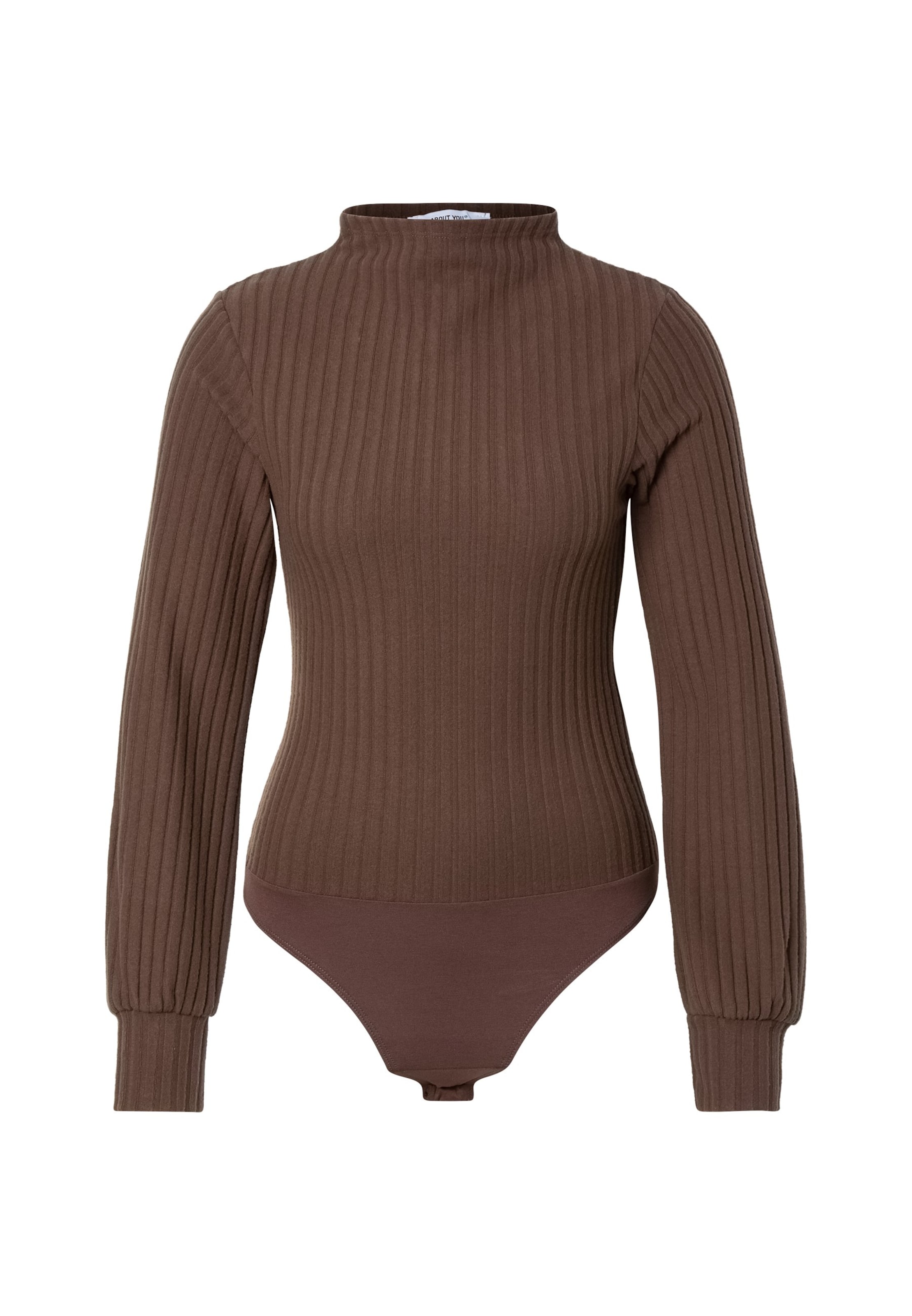 ABOUT YOU - Body camiseta 'Sydney' en marrón: frente