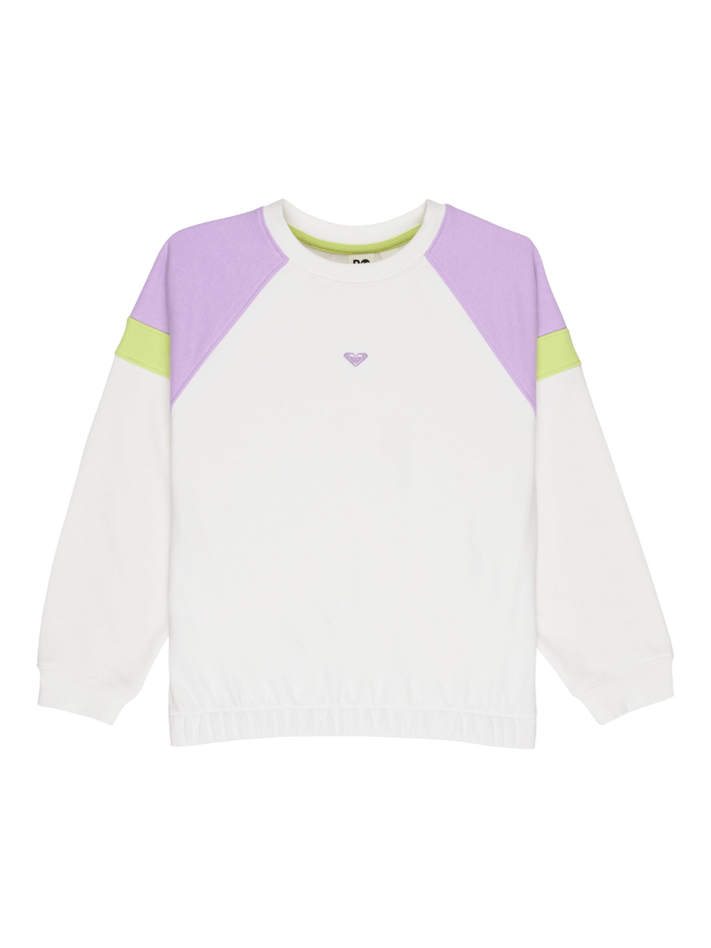 ROXY Sweatshirt 'Swell Spirit ' in White: front