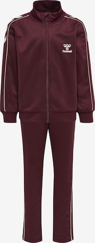 Hummel Tracksuit in Red: front