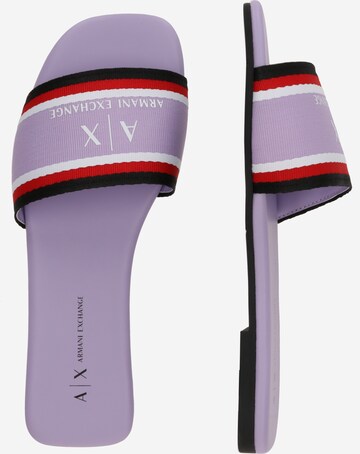 ARMANI EXCHANGE Mules in Purple