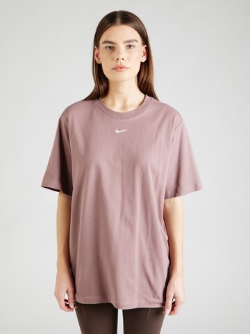 Nike Sportswear Shirt 'Essentials' in Purple: front