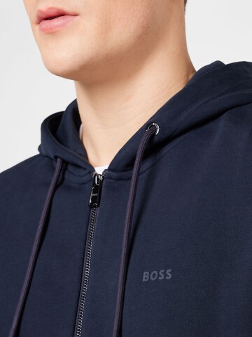 BOSS Sweatjacke 'Seeger' in Blau