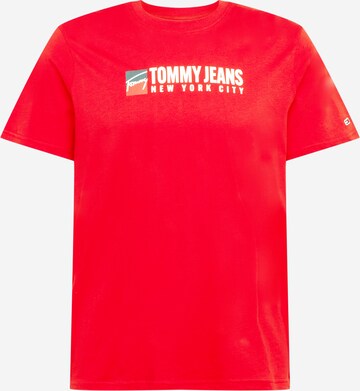 Tommy Jeans Shirt in Red: front