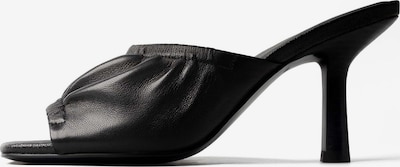 L37 HANDMADE SHOES Домашни пантофи 'SUNLIGHT BETWEEN OUR HANDS' в размер 36 в черно, Преглед на продукта