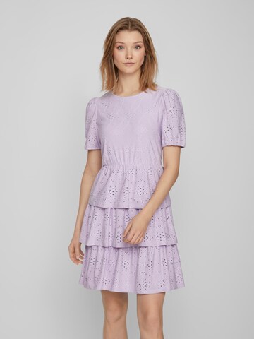 VILA - Vestido 'Kawa' em roxo: frente