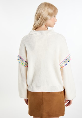 Cardigan IZIA en blanc